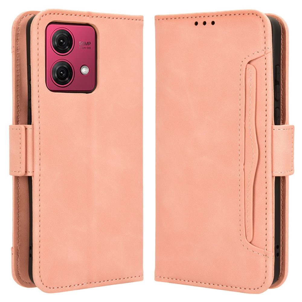  Motorola Moto G84 5G Fodral Med Avtagbart Kortfodral Rosa