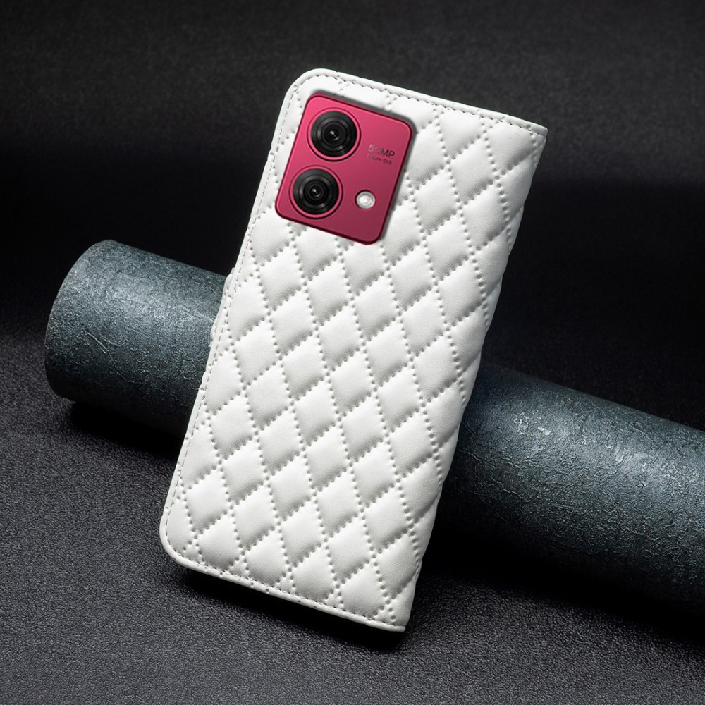  Motorola Moto G84 5G Fodral Diamond Vit