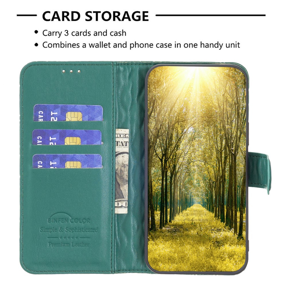  Motorola Moto G84 5G Fodral Diamond Grön