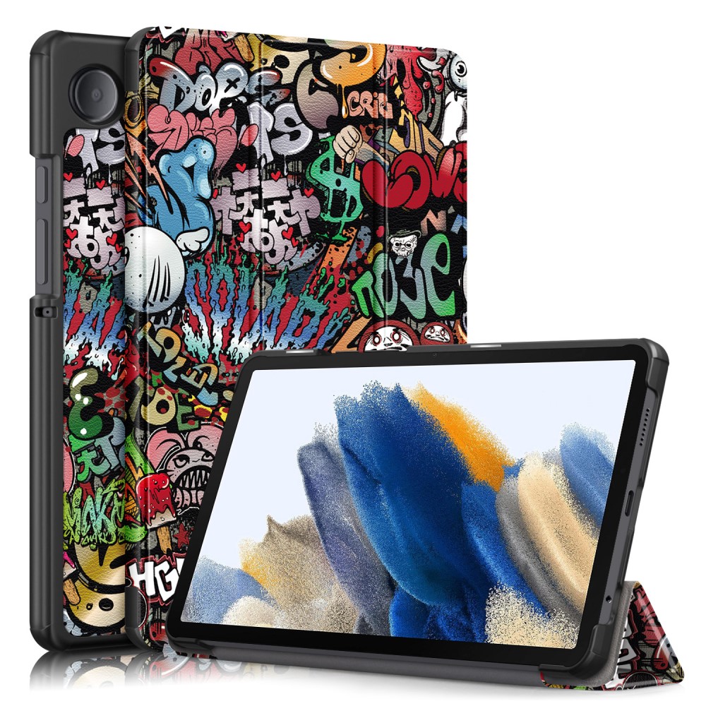  Samsung Galaxy Tab A9 Fodral Tri-Fold Graffiti