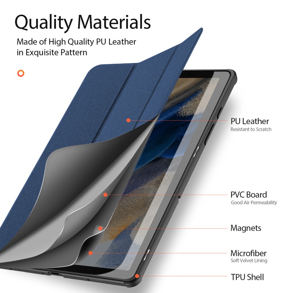 DUX DUCIS DUX DUCIS Galaxy Tab A9 Plus Fodral DOMO Tri-Fold Blå