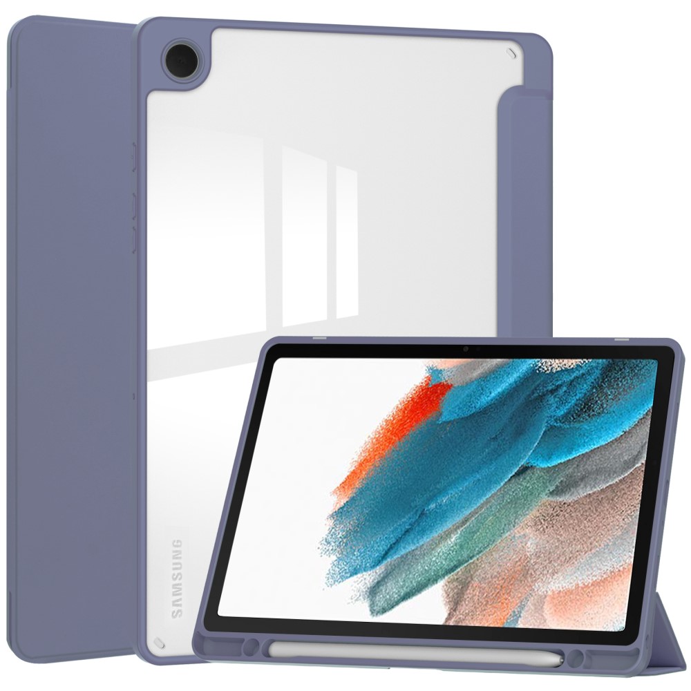  Samsung Galaxy Tab A9 Plus Fodral Hybrid Pennhållare Lila