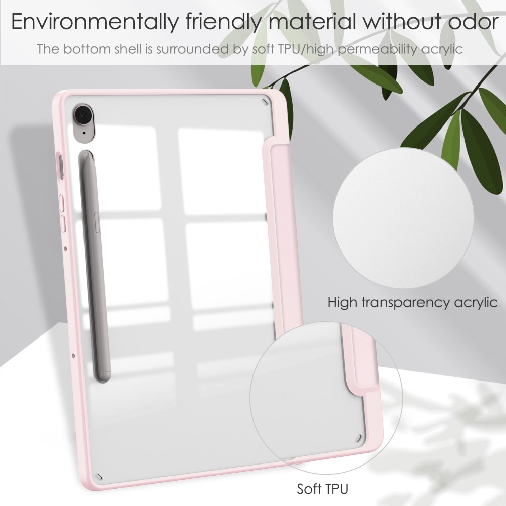  Galaxy Tab S9 FE Fodral Hybrid Pennhållare Rosa