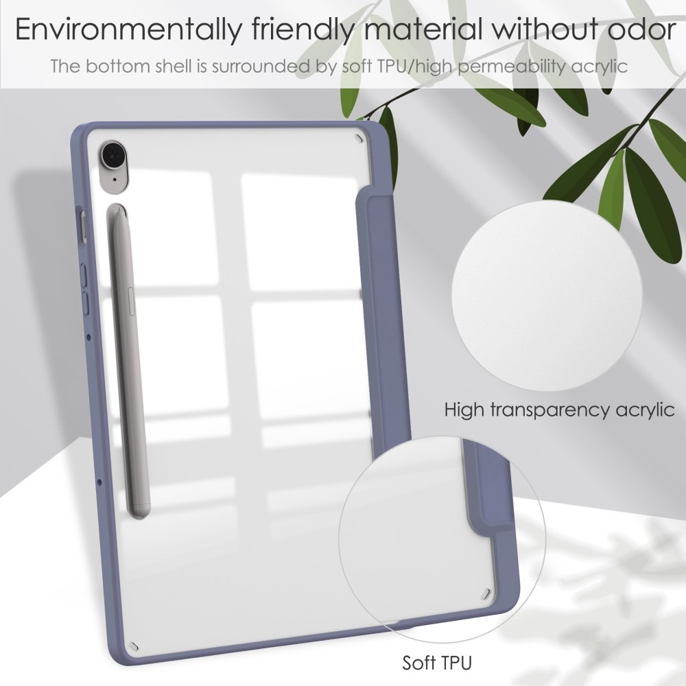  Galaxy Tab S9 FE Fodral Hybrid Pennhållare Lila