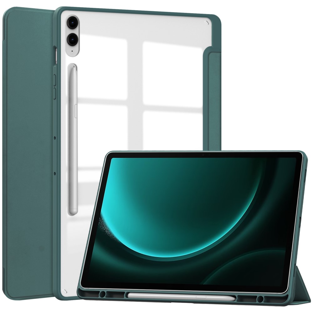  Galaxy Tab S9 FE Plus Fodral Hybrid Pennhållare Gr