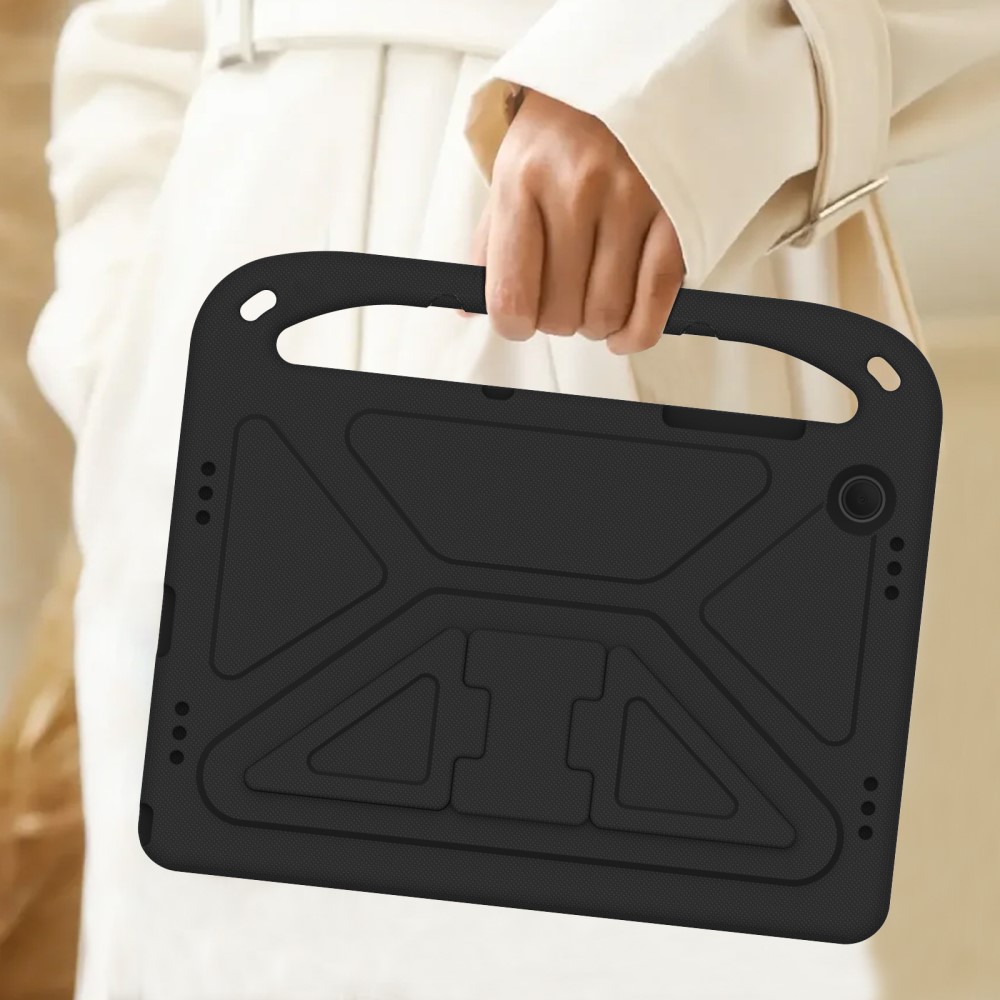  Samsung Galaxy Tab A11 Plus / Tab A9 Plus Skal EVA Kickstand Svart