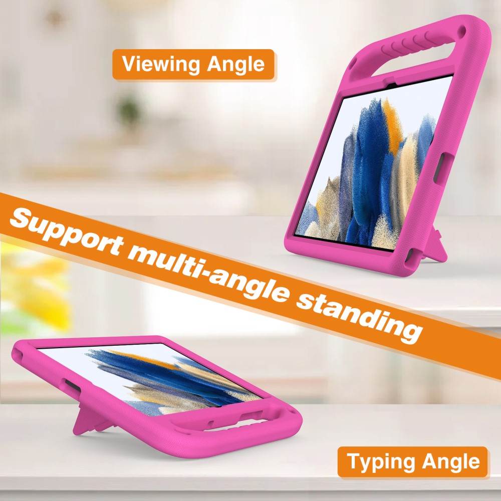  Samsung Galaxy Tab A11 Plus / Tab A9 Plus Skal EVA Kickstand Rosa