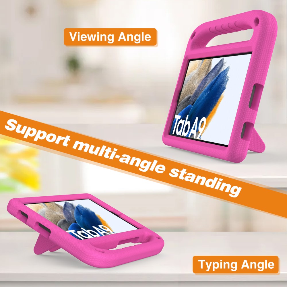  Samsung Galaxy Tab A11 / Tab A9 Skal EVA Kickstand Rosa