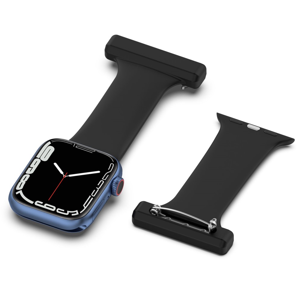  Apple Watch 42/44/45/46/49 mm Rem Sjuksköterska Svart