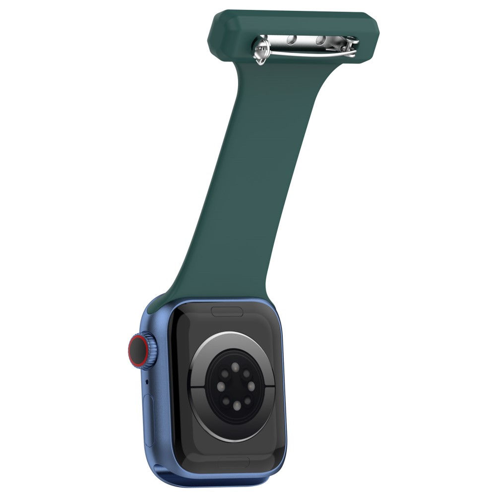  Apple Watch 42/44/45/46/49 mm Rem Sjuksköterska Svartgrön