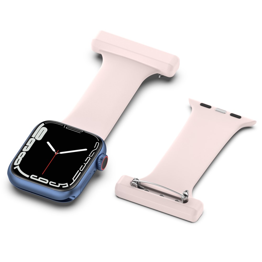  Apple Watch 42/44/45/46/49 mm Rem Sjuksköterska Ljus Rosa