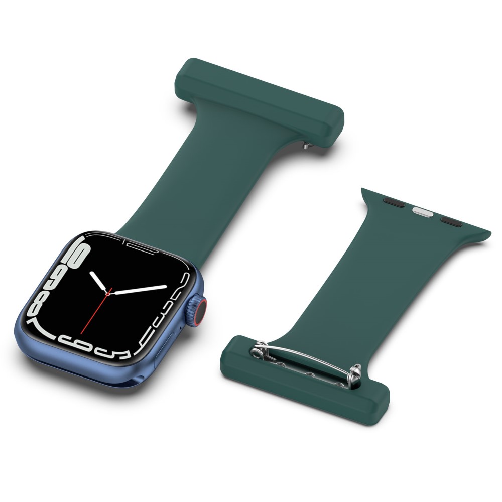  Apple Watch 38/40/41/42 mm Rem Sjuksköterska Svartgrön