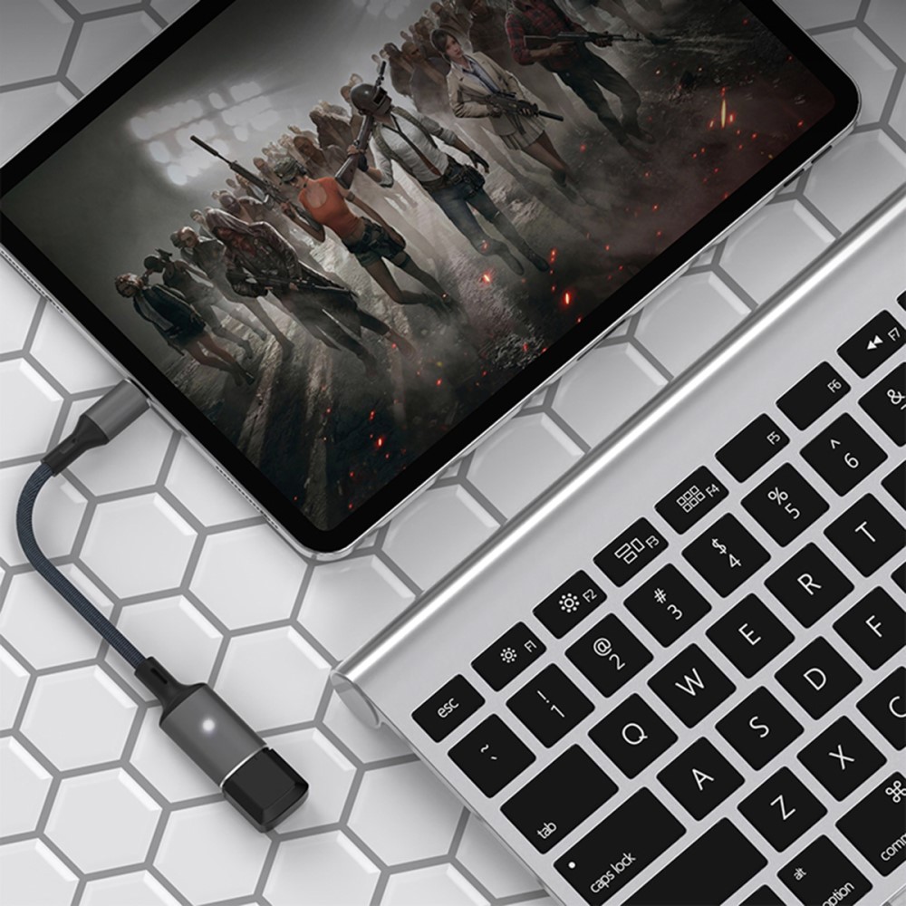  Lightning till USB-A Kabeladapter Svart