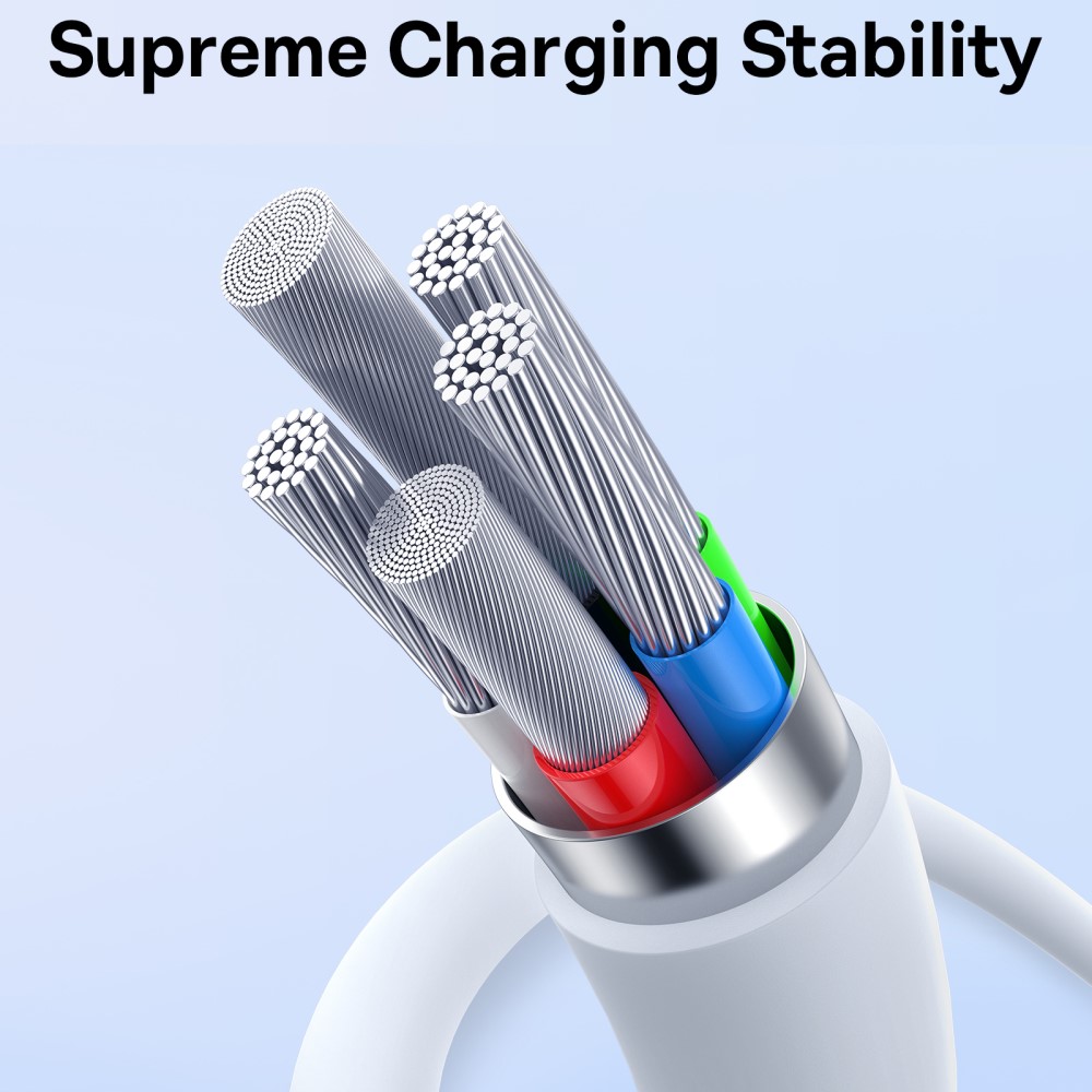 BASEUS Baseus 2m 30W PD USB-C - USB-C Kabel Superior Series 2 Vit