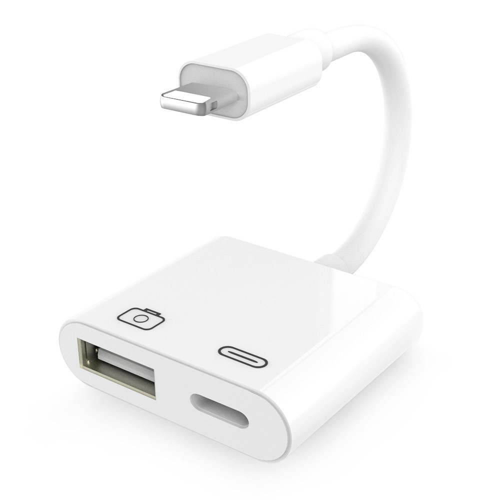  Lightning Till USB 3-kameraadapter Vit