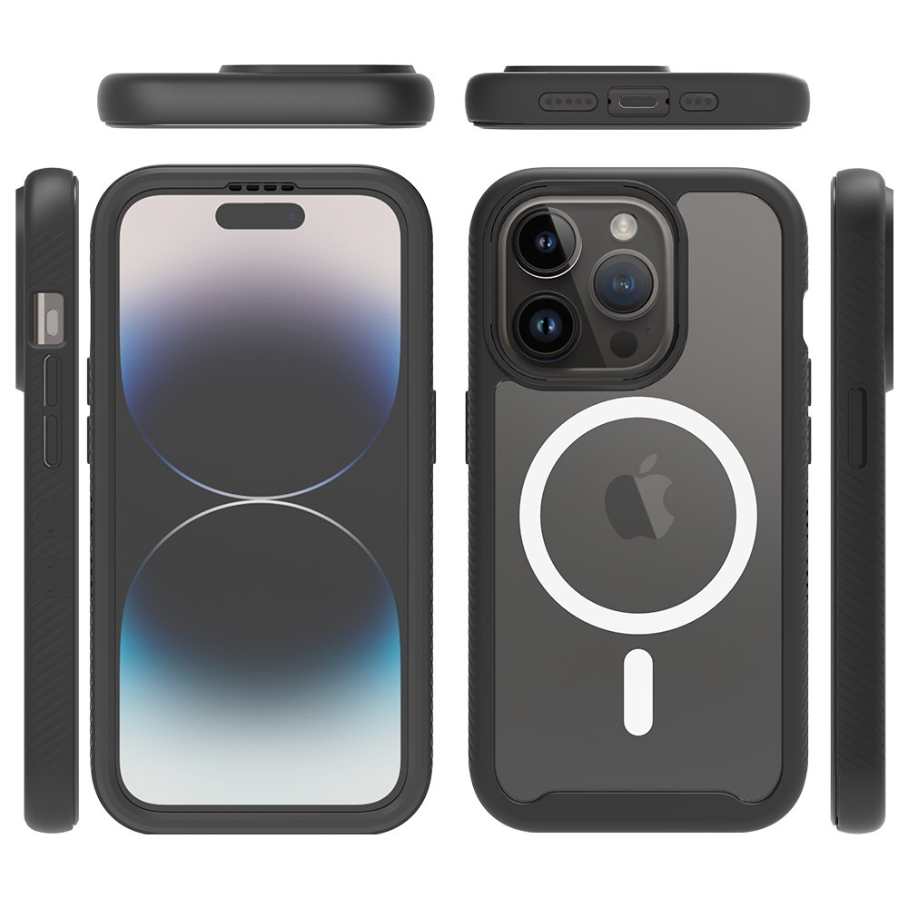  iPhone 15 Pro Skal MagSafe 360 Defense Svart