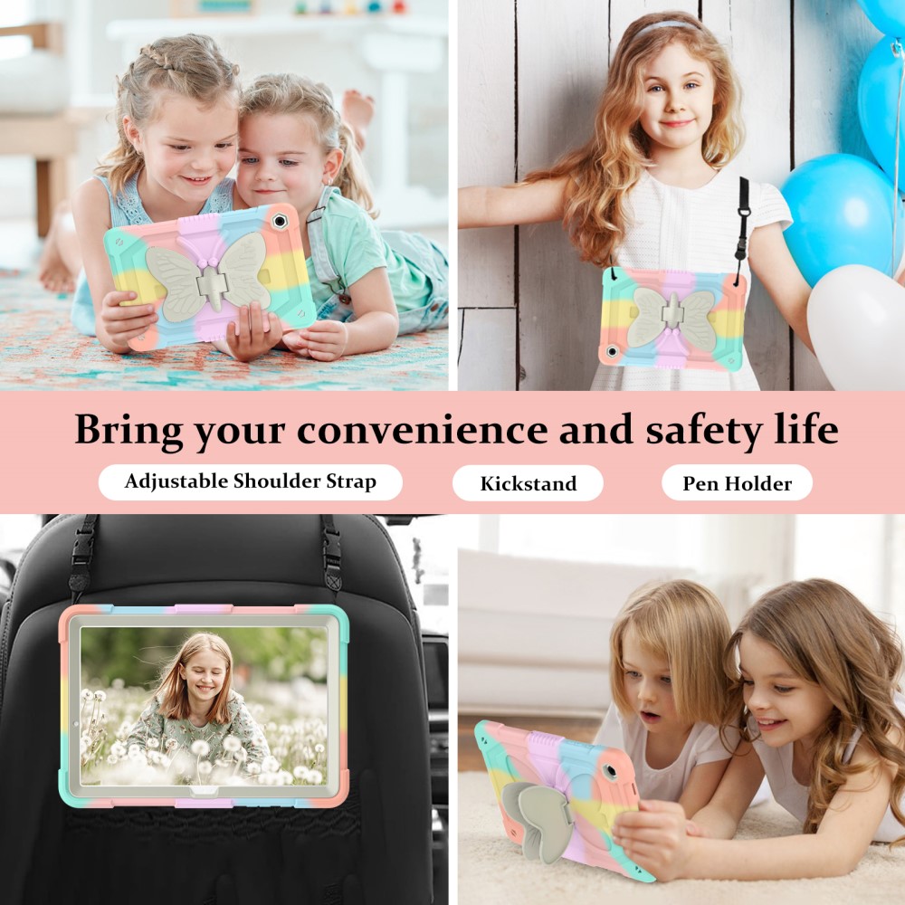 Samsung Galaxy Tab A9 Plus Fodral Butterfly Shockproof Hybrid
