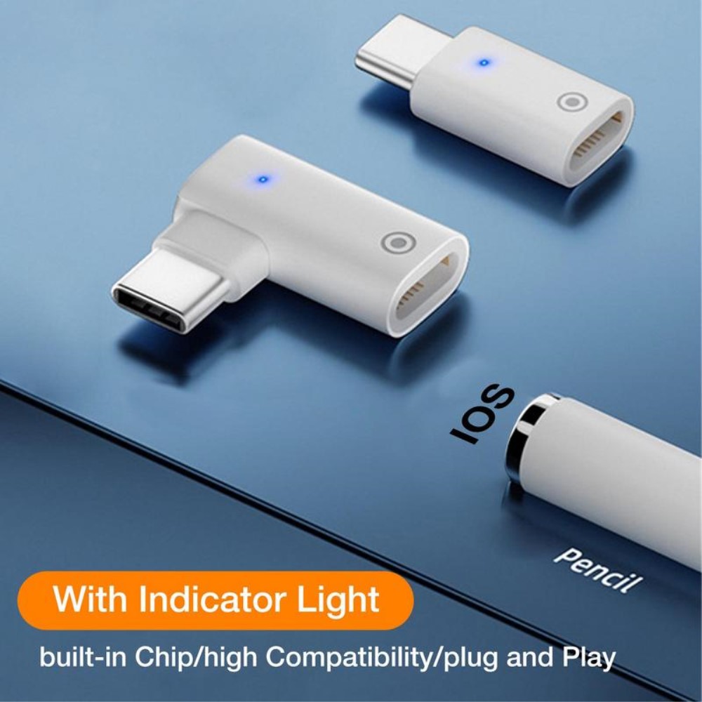  Lightning Hona - USB-C Hona Adapter För Apple Pencil 1st Gen