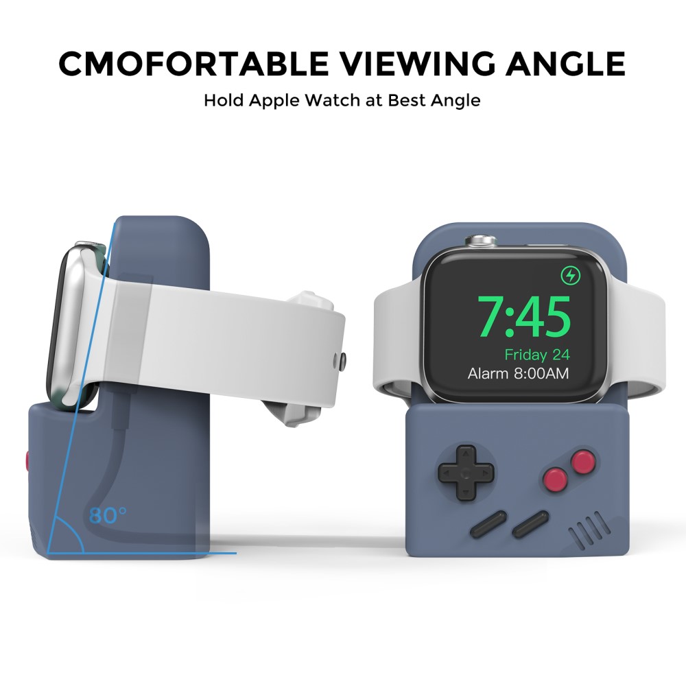 AHASTYLE AHASTYLE Apple Watch Laddningsställ Gamepad Silikon Blå