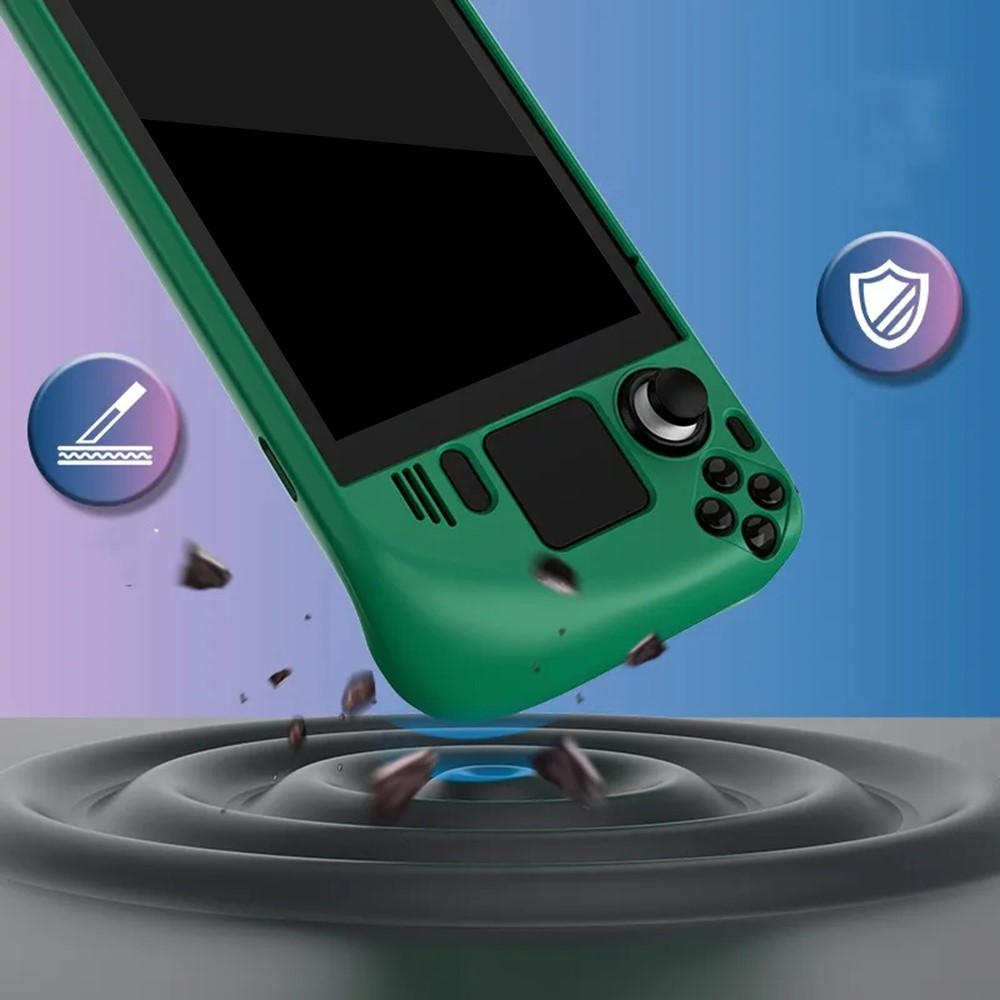  Skyddande Skal Till Steam Deck Med Kickstand Vit