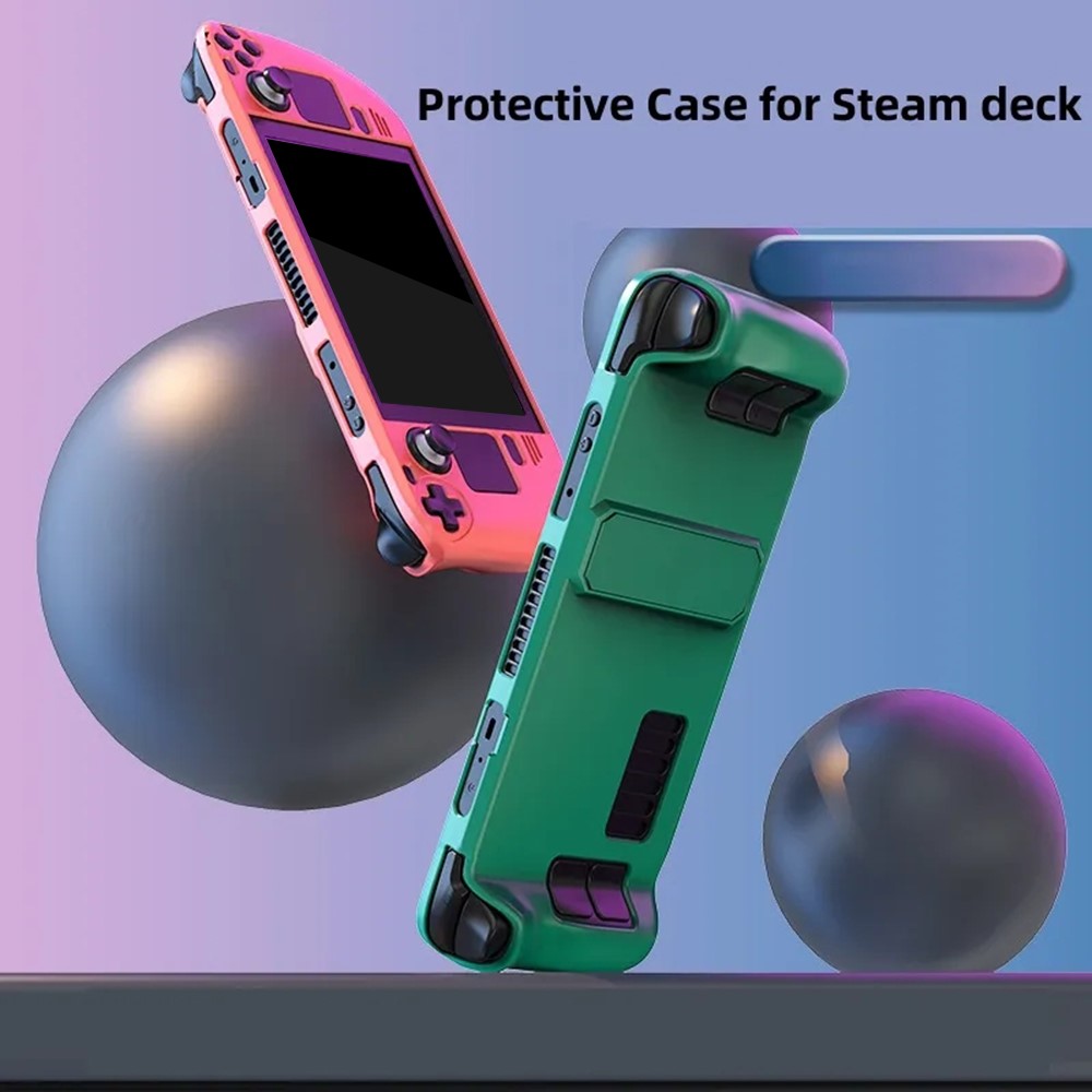  Skyddande Skal Till Steam Deck / OLED Med Kickstand Rosa