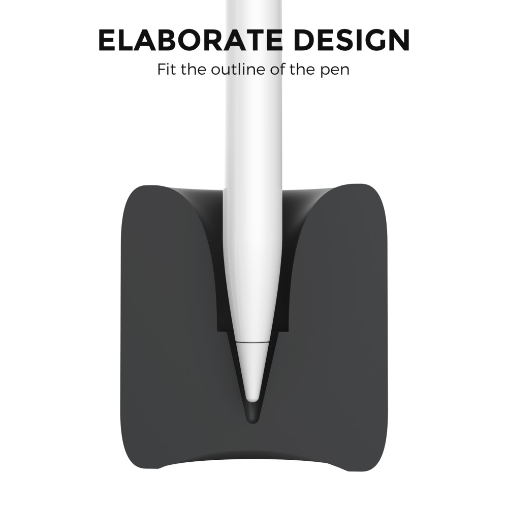 AHASTYLE AHASTYLE Apple Pencil 1/2/Pro Vertikal Silikon Ställ Svart