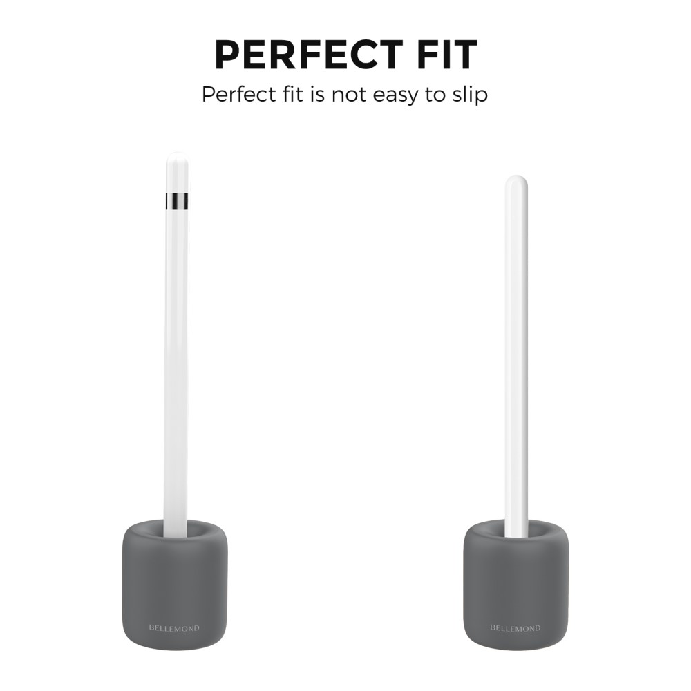 AHASTYLE AHASTYLE Apple Pencil 1/2/Pro Vertikal Silikon Ställ Grå