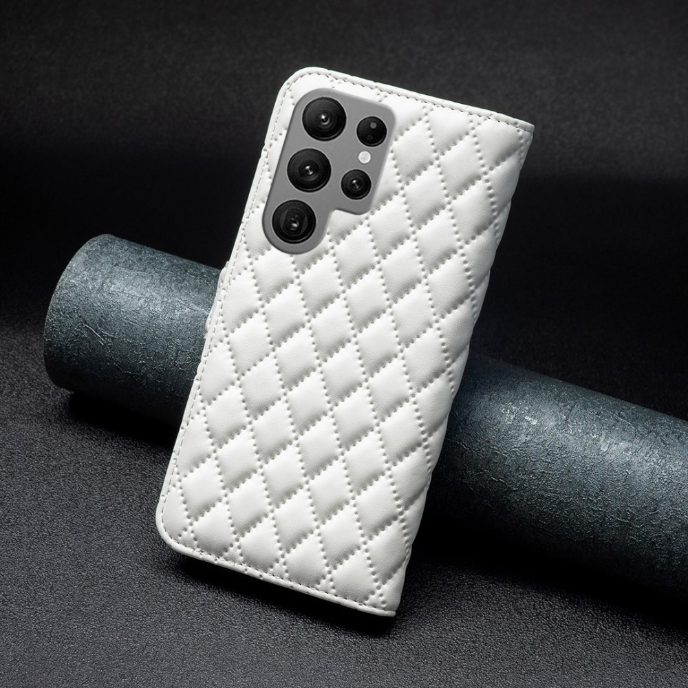  Samsung Galaxy S24 Ultra Fodral Diamond Vit