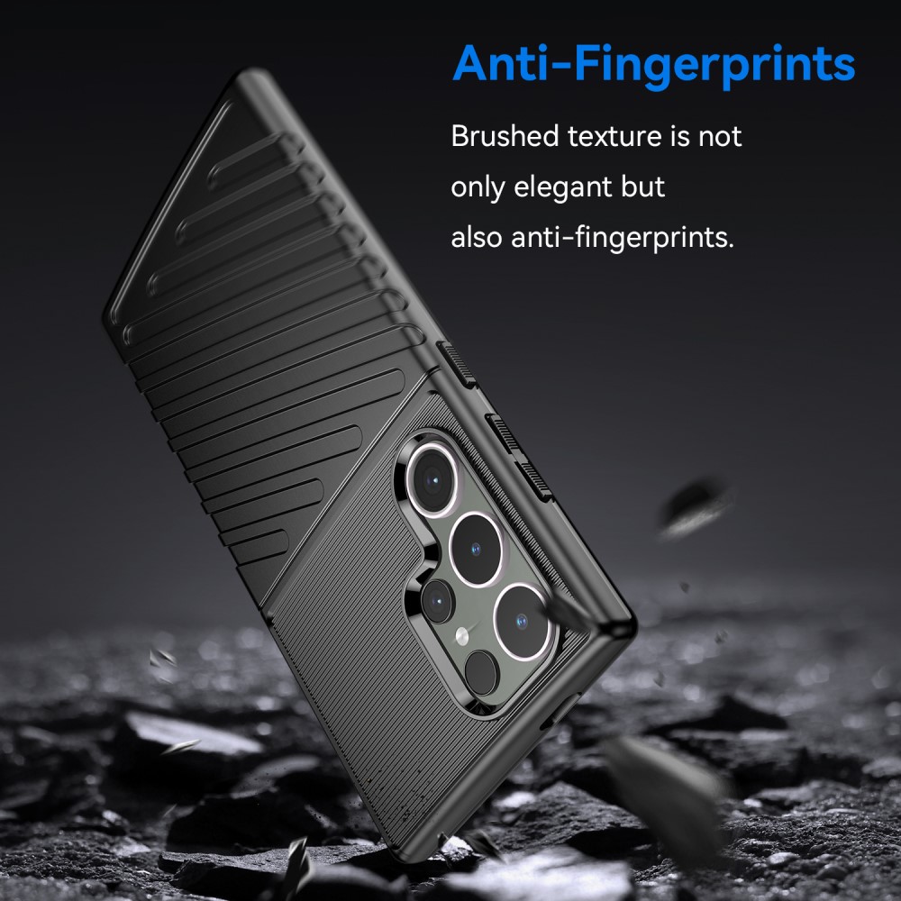  Samsung Galaxy S24 Ultra Skal Twill Textur Svart
