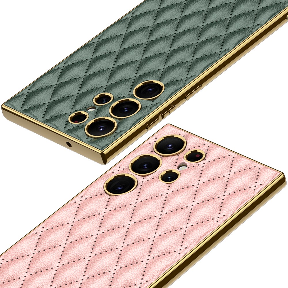 GKK GKK Galaxy S24 Ultra Skal Diamond Hybrid Läder Svart