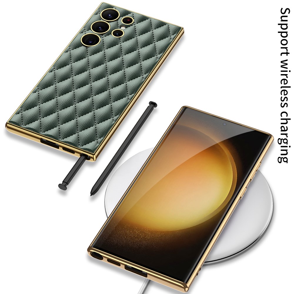 GKK GKK Galaxy S24 Ultra Skal Diamond Hybrid Läder Svart