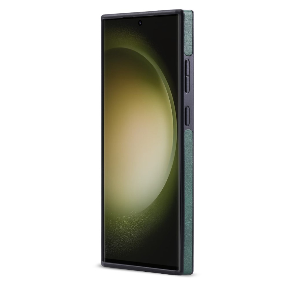 DG.MING DG.MING Samsung Galaxy S24 Ultra Skal Läderbelagt Grön