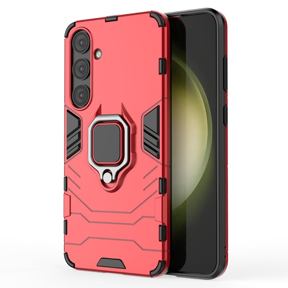  Samsung Galaxy S24 Plus Skal Ring Hybrid Armor Röd