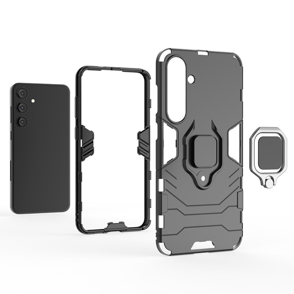  Samsung Galaxy S24 Plus Skal Ring Hybrid Armor Röd