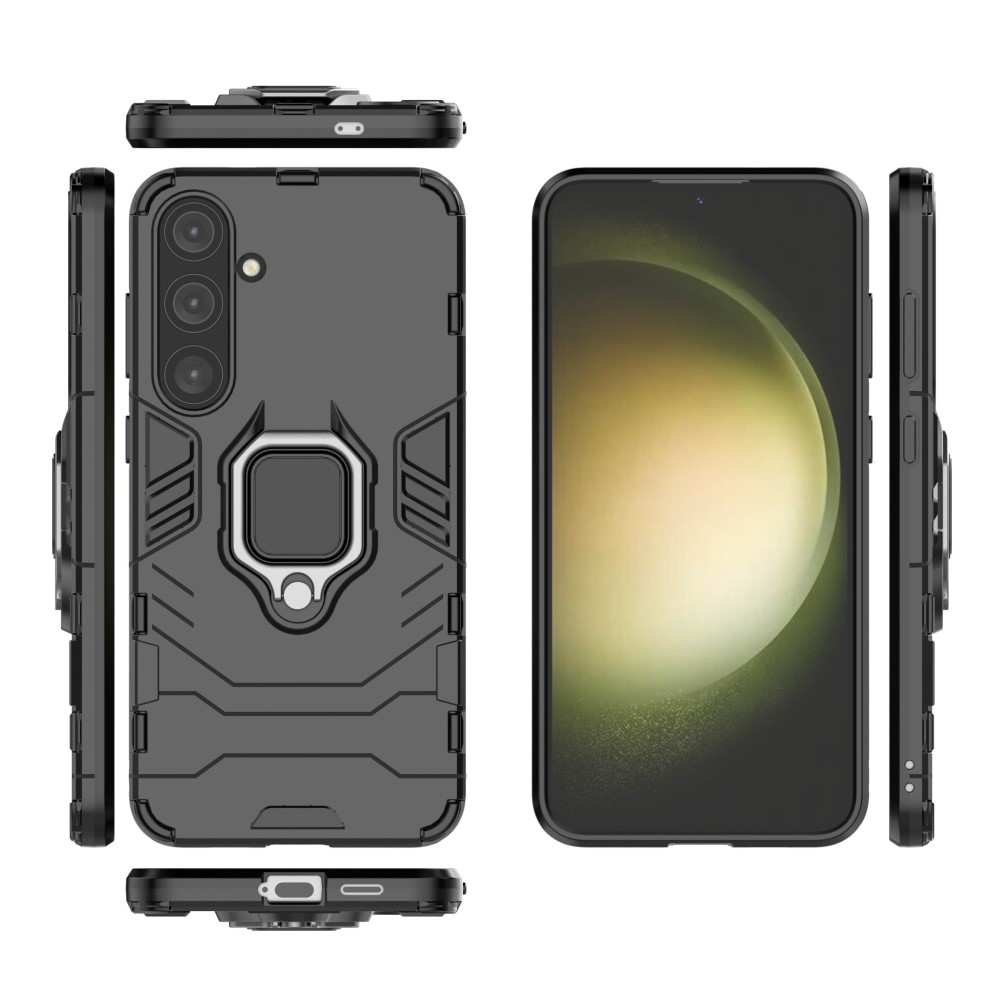  Samsung Galaxy S24 Plus Skal Ring Hybrid Armor Svart