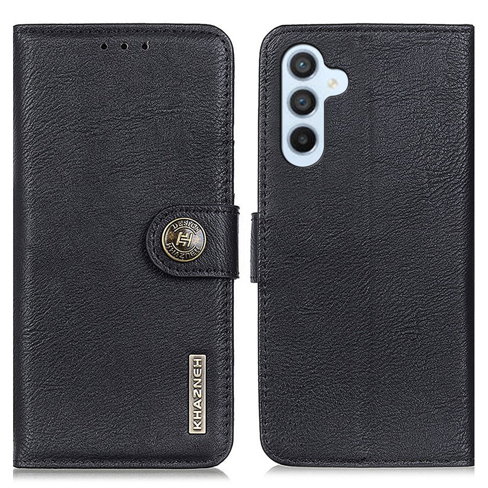 KHAZNEH KHAZNEH Samsung Galaxy S24 Fodral Läder Svart