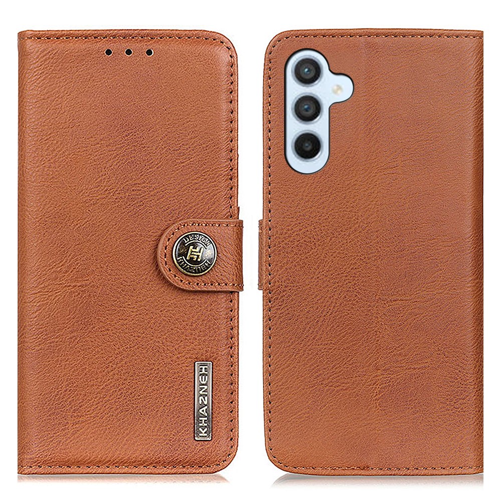 KHAZNEH KHAZNEH Samsung Galaxy S24 Fodral Läder Brun