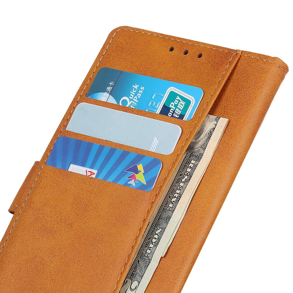  Samsung Galaxy S24 Fodral Solid Läder Brun