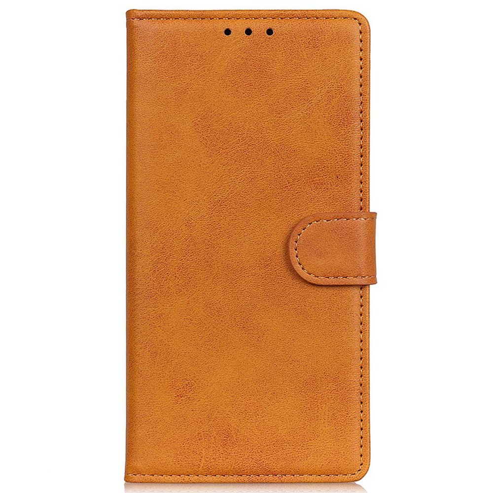  Samsung Galaxy S24 Fodral Solid Läder Brun