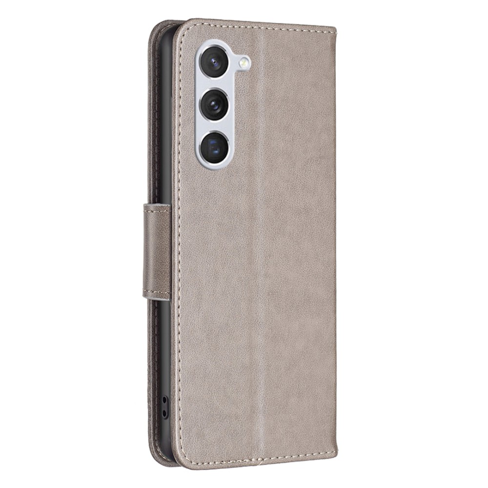  Samsung Galaxy S24 Fodral Fjäril Grå