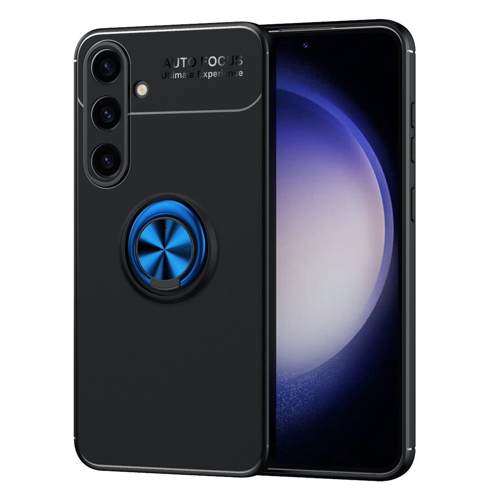  Samsung Galaxy S24 Skal Ring Svart/Blå