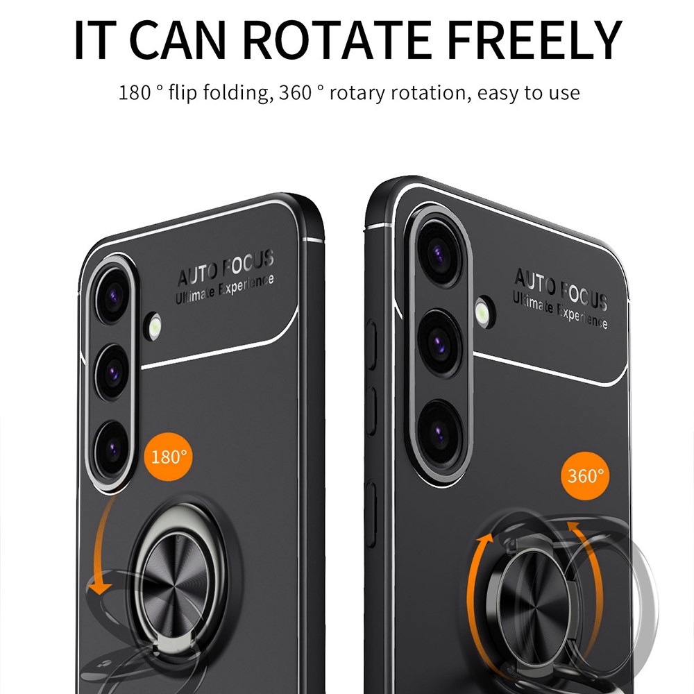  Samsung Galaxy S24 Skal Ring Svart/Blå