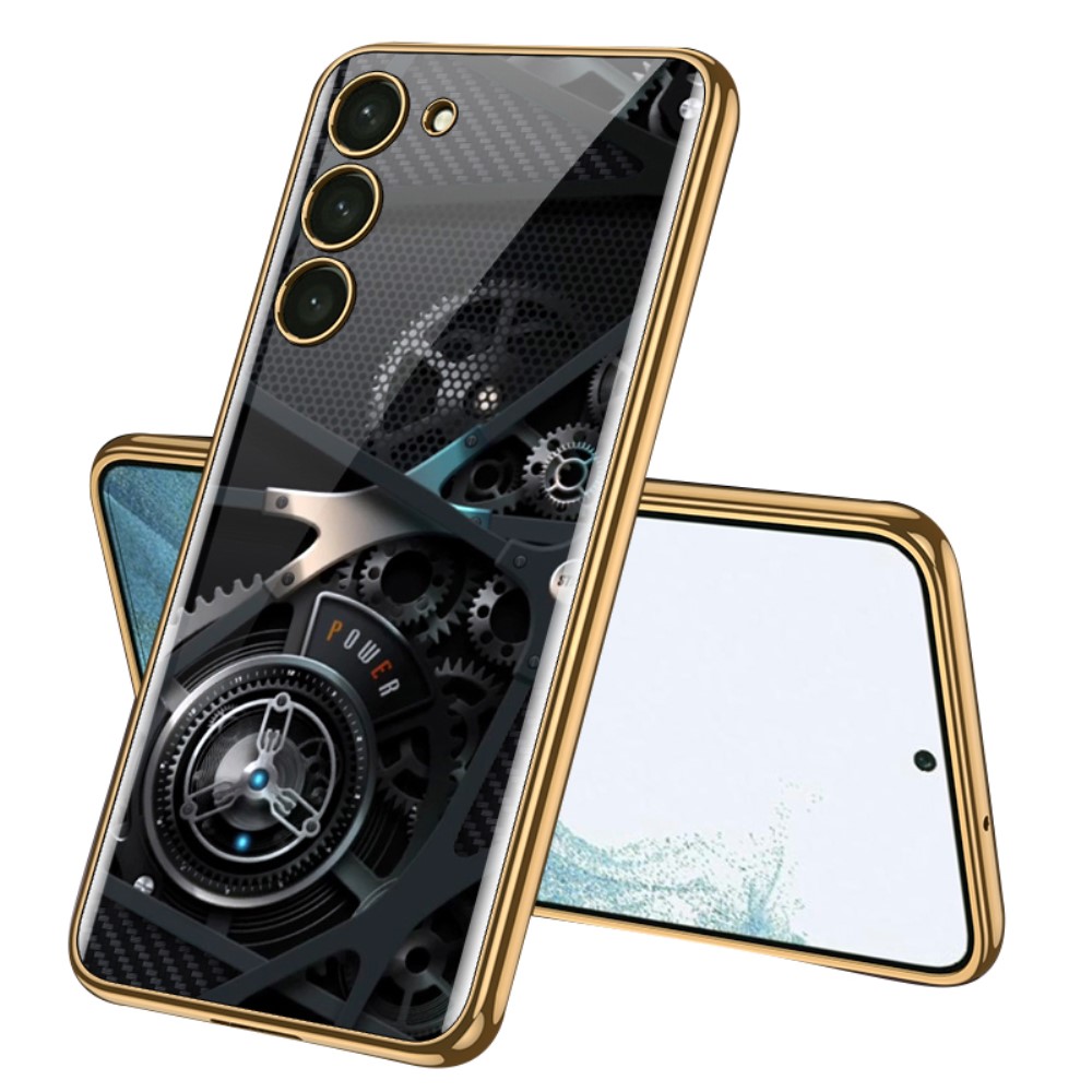 GKK GKK Galaxy S24 Skal Härdat Glas Electroplate Kuggh