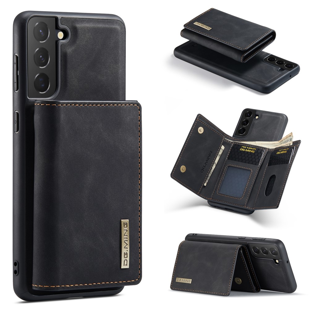 DG.MING DG.MING Galaxy S24 Skal 2in1 Magnetisk Avtagbart Kortfack Svart