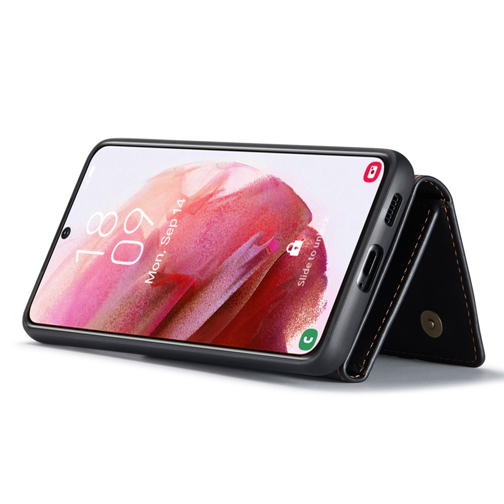 DG.MING DG.MING Galaxy S24 Skal 2in1 Magnetisk Avtagbart Kortfack Svart