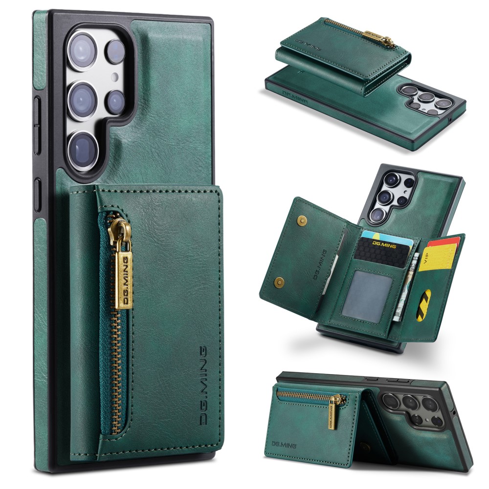 DG.MING DG.MING Galaxy S24 Skal 2in1 Magnetisk Avtagbart RFID Kortfack