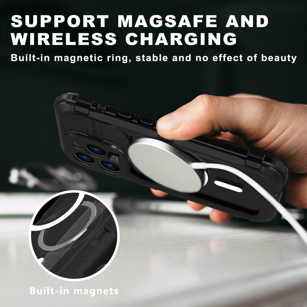 ShellBox ShellBox iPhone 14 Pro MagSafe IP68 Aluminium Vattentät Skal