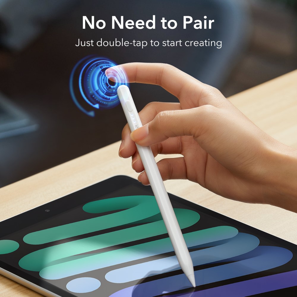 ESR ESR Digital+ Magnetisk Stylus Penna För iPad Vit