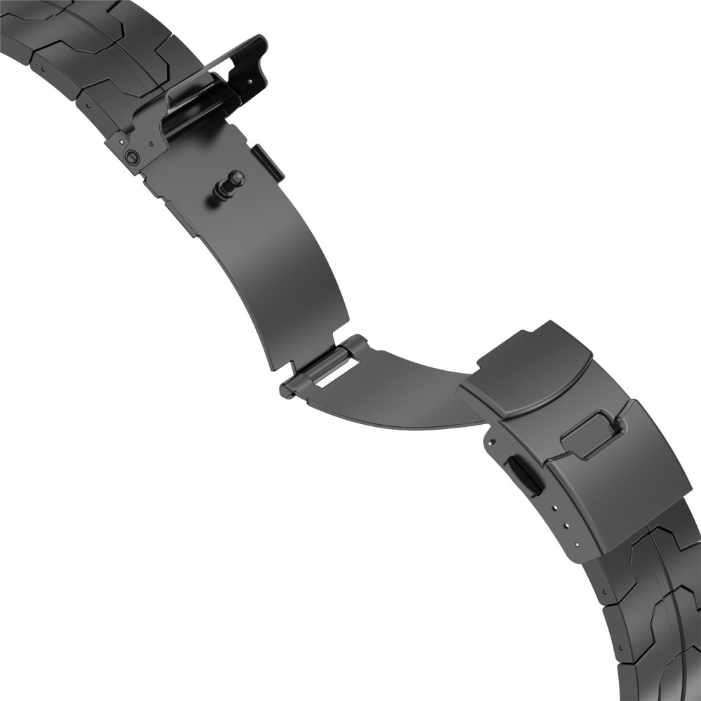  Apple Watch 42/41/40/38 mm Armband Steel Svart
