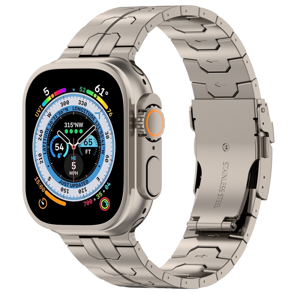  Apple Watch 42/41/40/38 mm Armband Steel Titanium